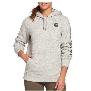 Carhartt Women's Clarksburg Graphic Sleeve Hoodie Women's XL Relaxed Fit Gray